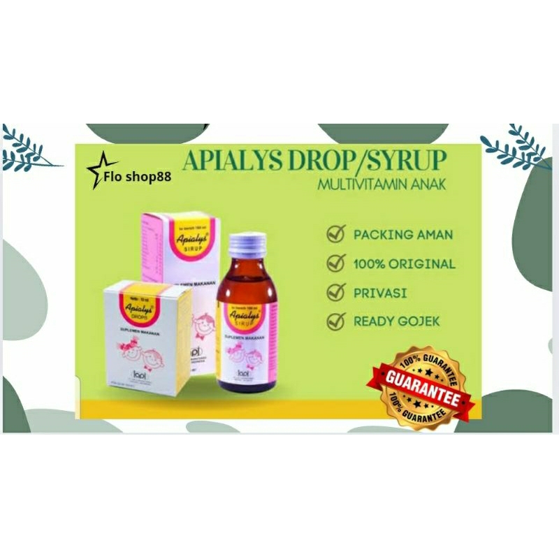 A - APIALYS  DROPS / APIALYS / APIALYS VITAMIN ANAK / APYALYS SYRUP / APIALYS DROP / APIALYS SIRUP /