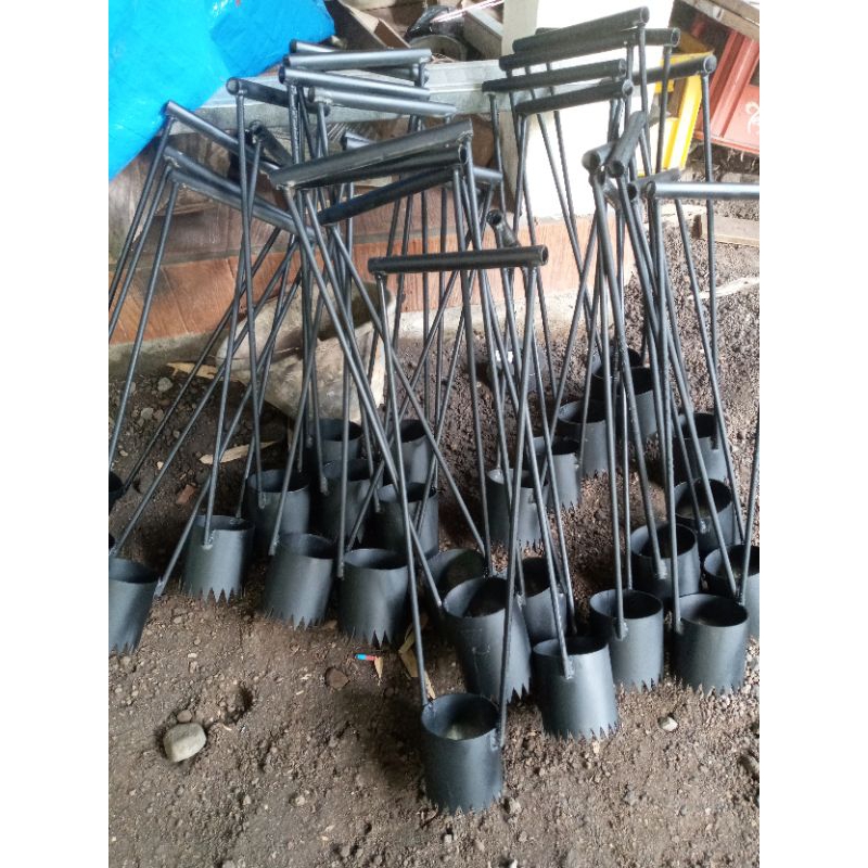 alat pelobang mulsa dianter 8 cm cemplong  tanam cabe