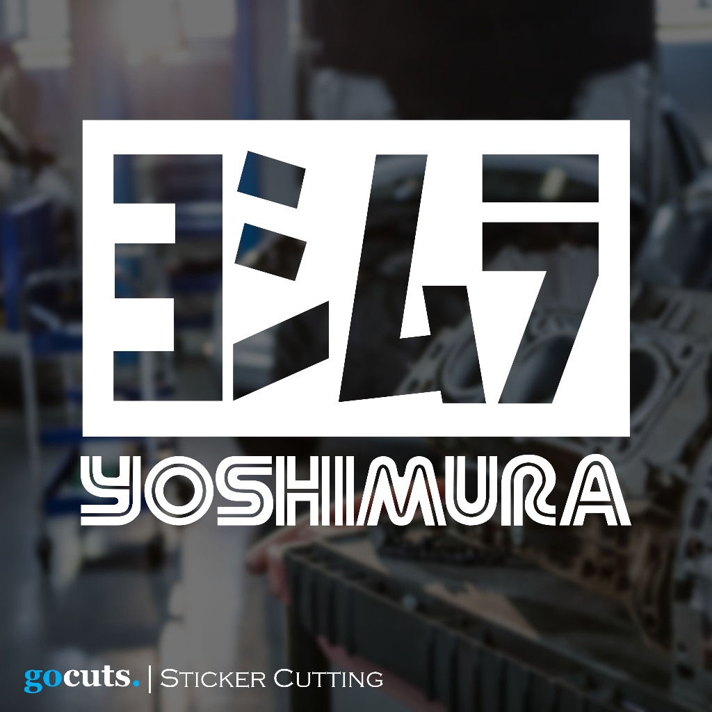 

Stiker YOSHIMURA Cutting Sticker Mobil Motor Custom