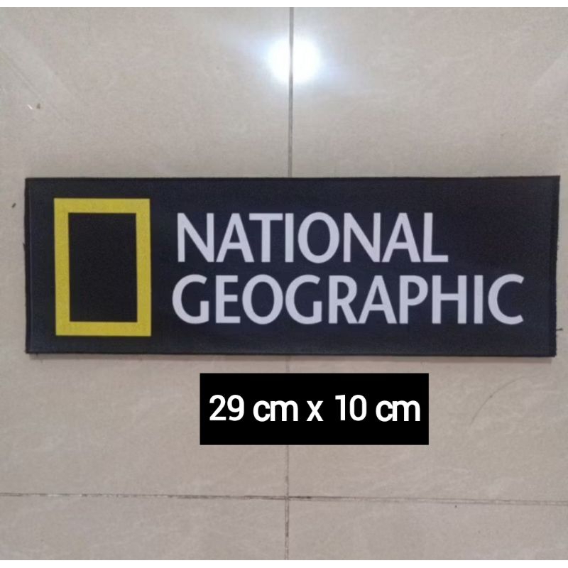 Emblem NATIONAL GEOGRAPHIC • Patch Laser