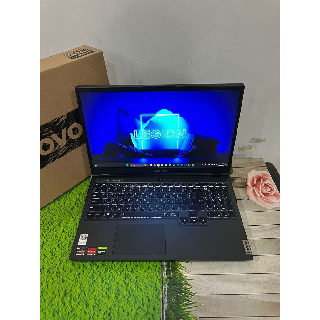 LENOVO LEGION 5 Ryzen 5 4600H Ram 16GB 256 SSD W11+OHS GTX 1650Ti MULUS MURAH