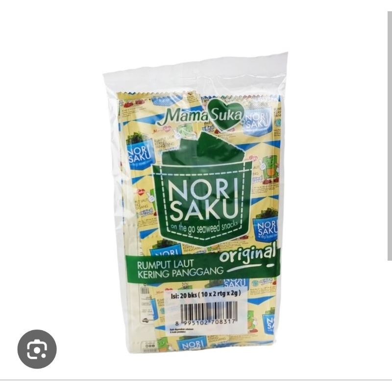

MamaSuka Nori Saku 20x2gram aneka rasa