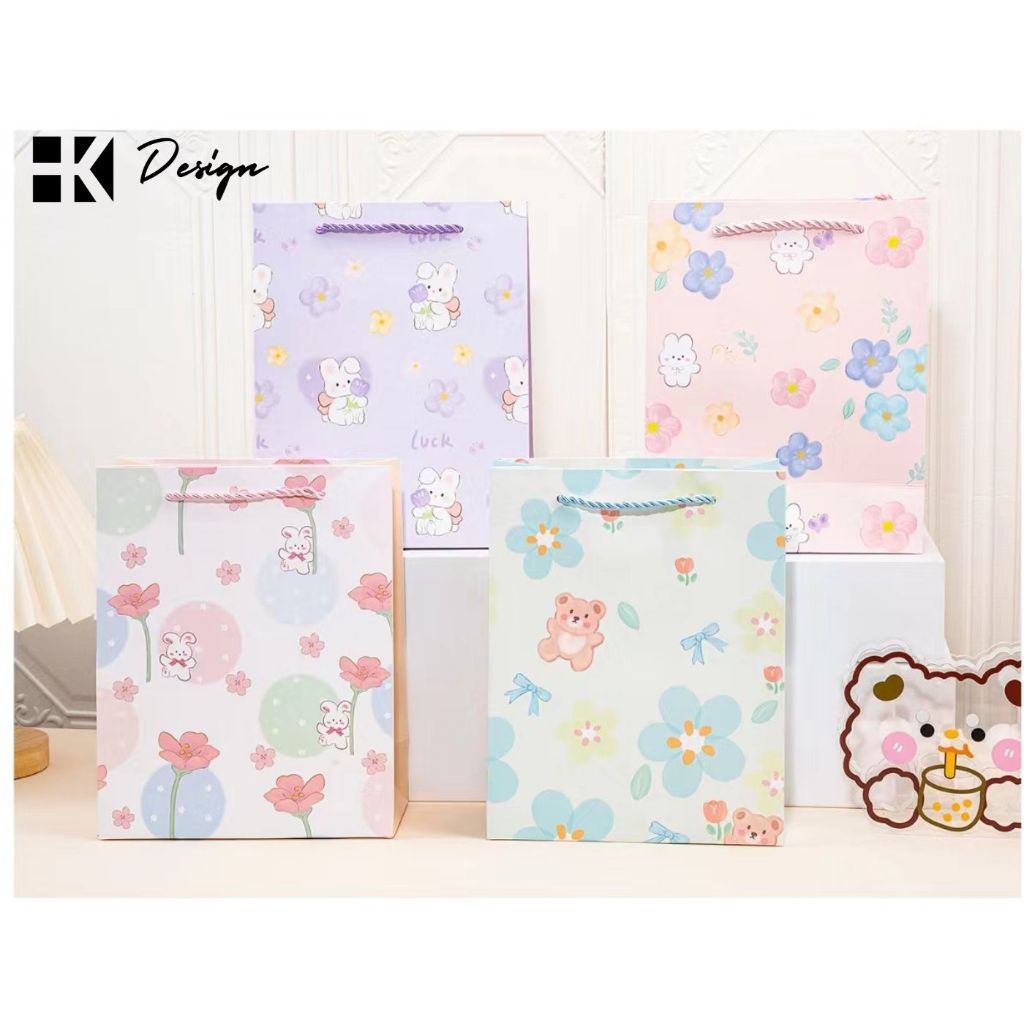 

[ SD-401 ] Paperbag kertas tali motif UKURAN 40X30X12 Tas Kado motif Paperbag Motif Goodie Bag