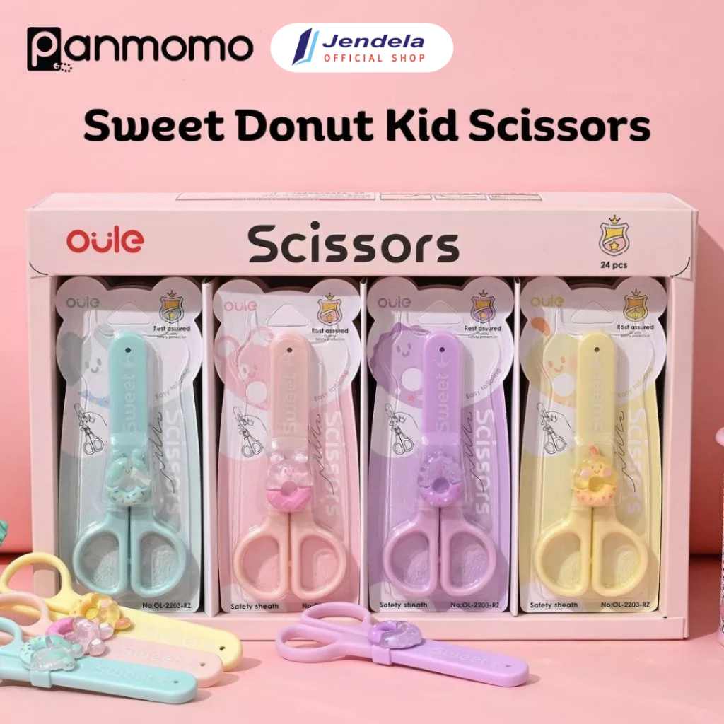 

Gunting Anak Scissors PANMOMO Gunting Anak Fancy Lucu Warna Pastel ATK