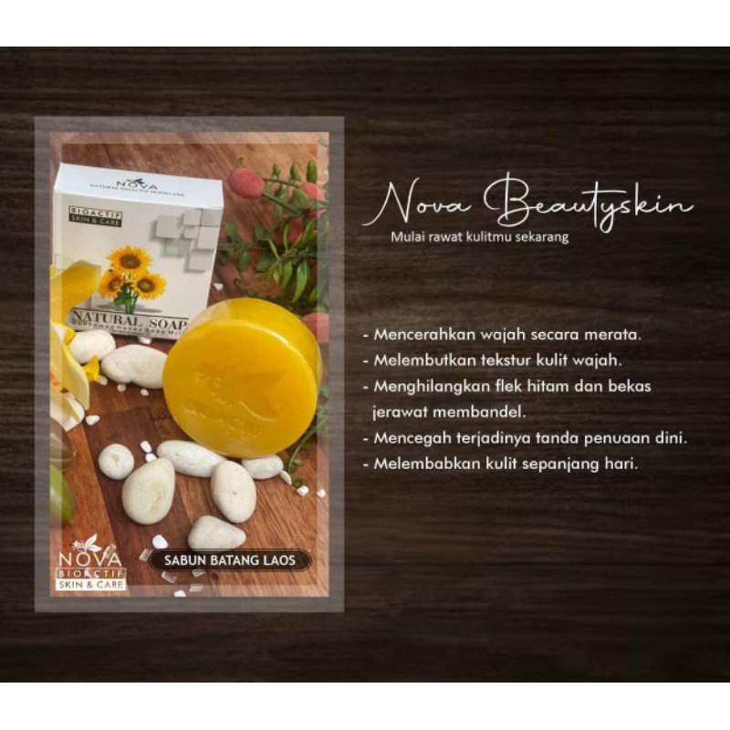 Nova sabun batang/facial wash/Nova skincare original/Nova beutyskin