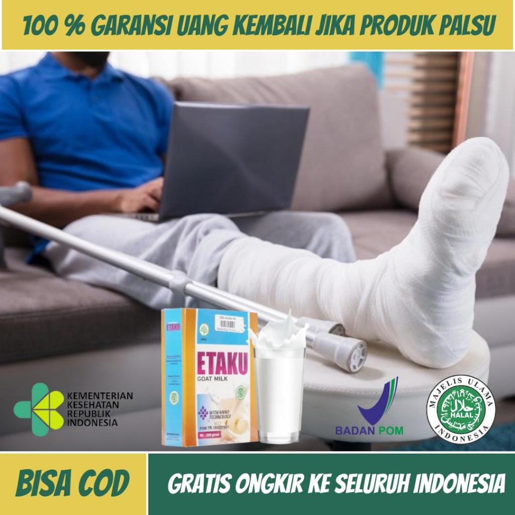 

Susu Etaku Untuk Patah Tulang Penguat Tulang Sendi Tulang Keropos Osteoporosis Saraf Kejepit Pengapuran Tulang Obat Nyeri Sendi Lutut Etaku Goat Milk