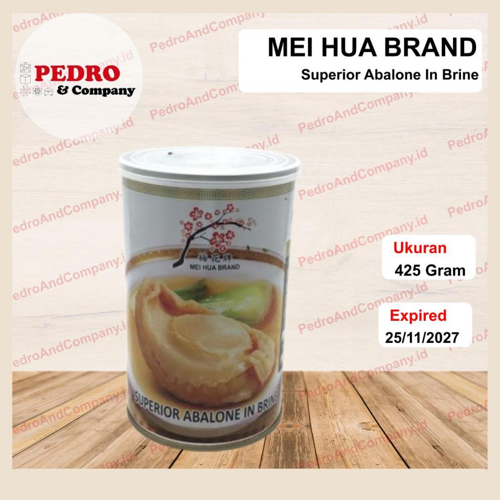 

Mei hua brand superior abalone in brine (isi 2PC) 425 gram - pauhi