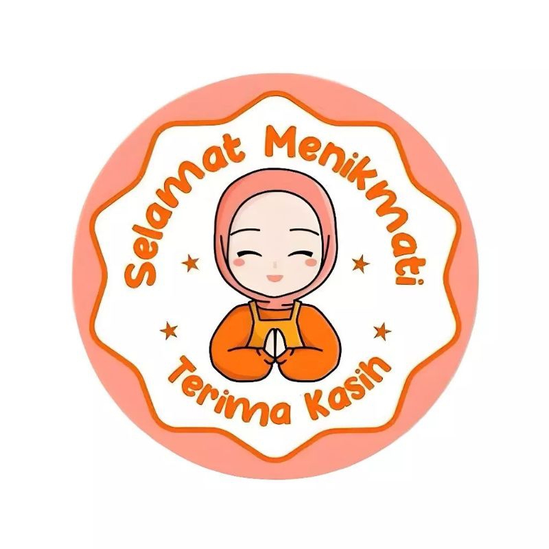

(Khusus Batam) Stiker selamat menikmati