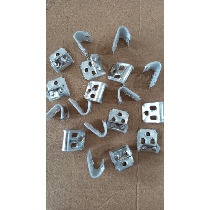 Klip / Cangkolan / klem besi / pengikat per sofa spring bed model ZIG ZAG