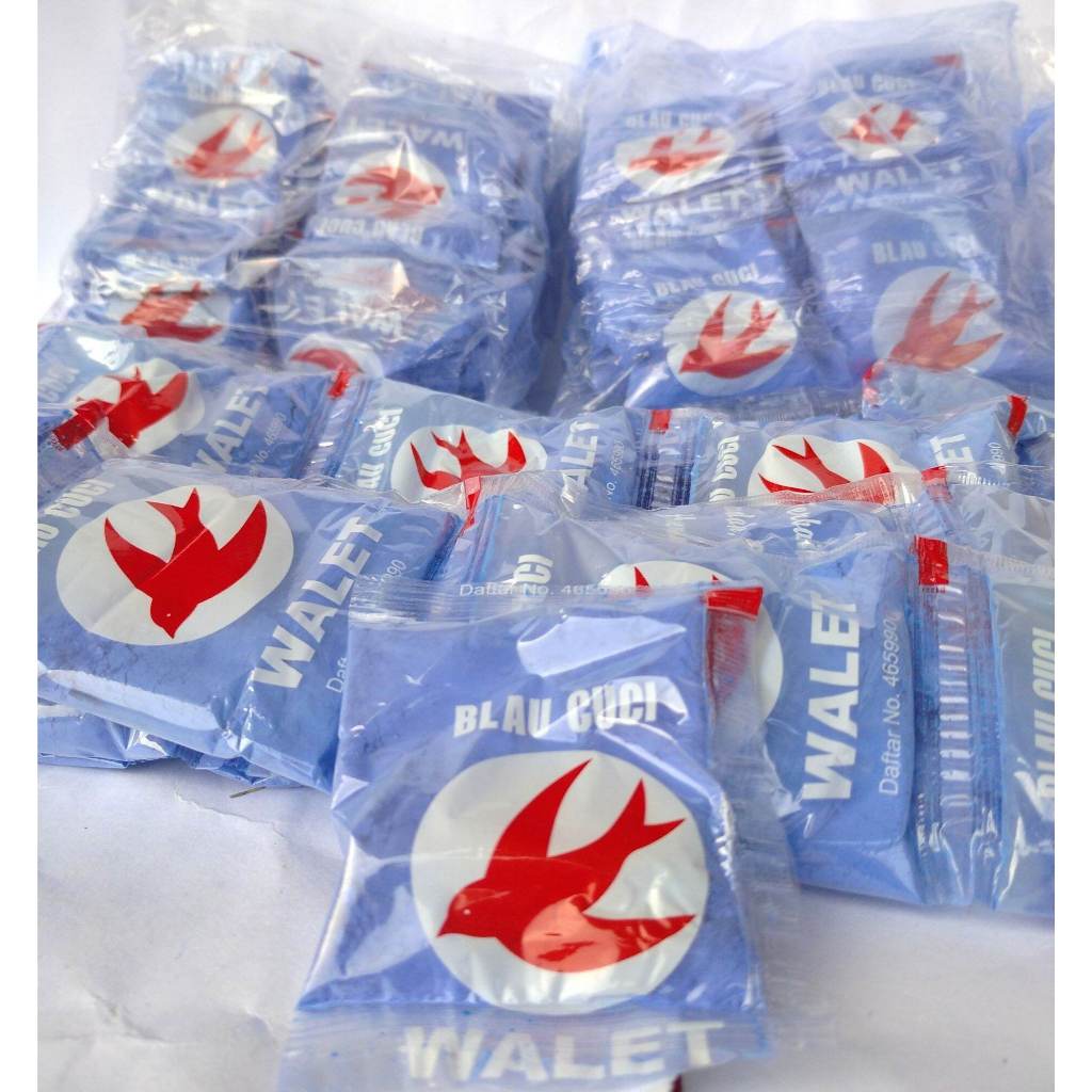 Bilao Cap Walet atau Blau Cuci Cap WALET Plus isi 30 Sachet DIKIRIM BILAO WALET
