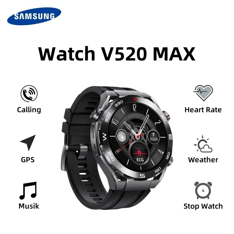 Original Samsung SmartWatch V520 Watch Wireless Charging GPS NFC