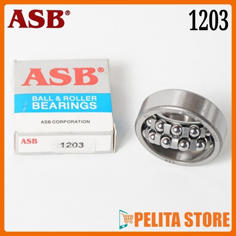 BEARING / LAHER 1203 ASB (17x40x12) SELF ALIGNING BALL BEARING