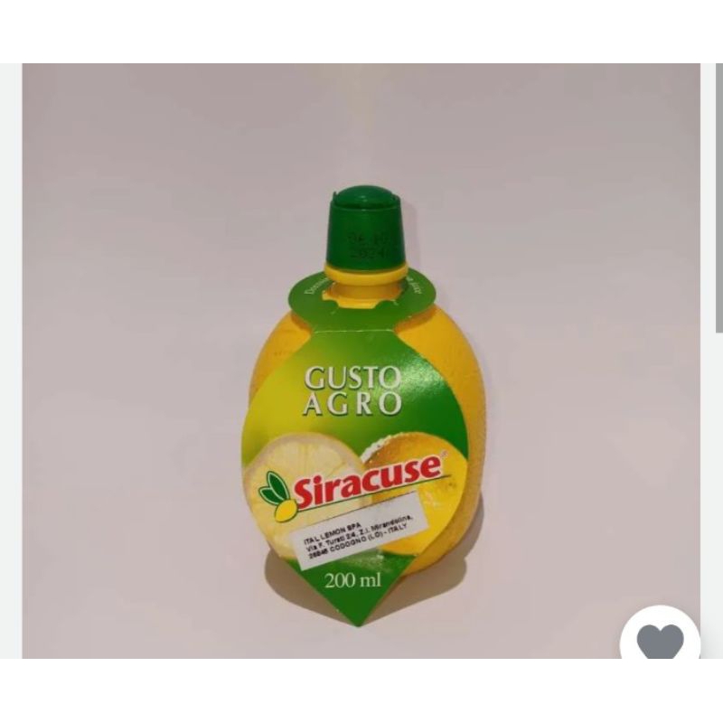 

siracuse lemon juice 200ml