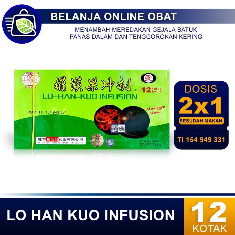 

LO HAN KUO INFUSION // minuman panas dalam dan tenggorokan