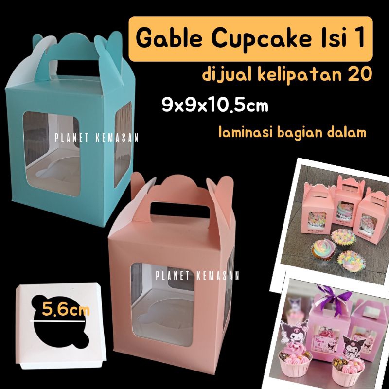 

[kelipatan 20] gable cup cake cupcake isi 1 box cupcake warna warni gable mug gable cupcake isi 1