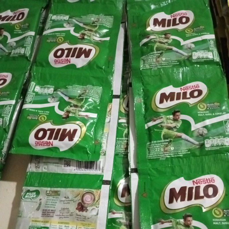 

Susu bubuk milo cokelat 1renceng