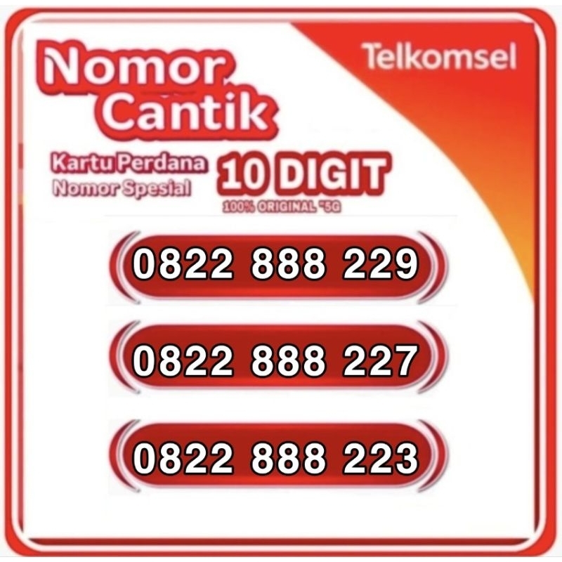 NOMOR CANTIK 10 DIGIT TELKOMSEL GRATIS KUOTA 1 TAHUN