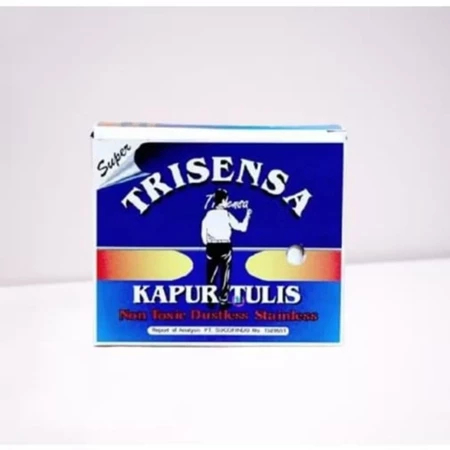 

KAPUR TULIS TRISENSA WARNA WARNI ISI 50 PCS 1 KOTAK PACK