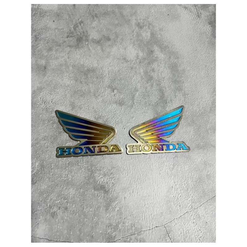 emblem honda wing titanium emblem honda titanium