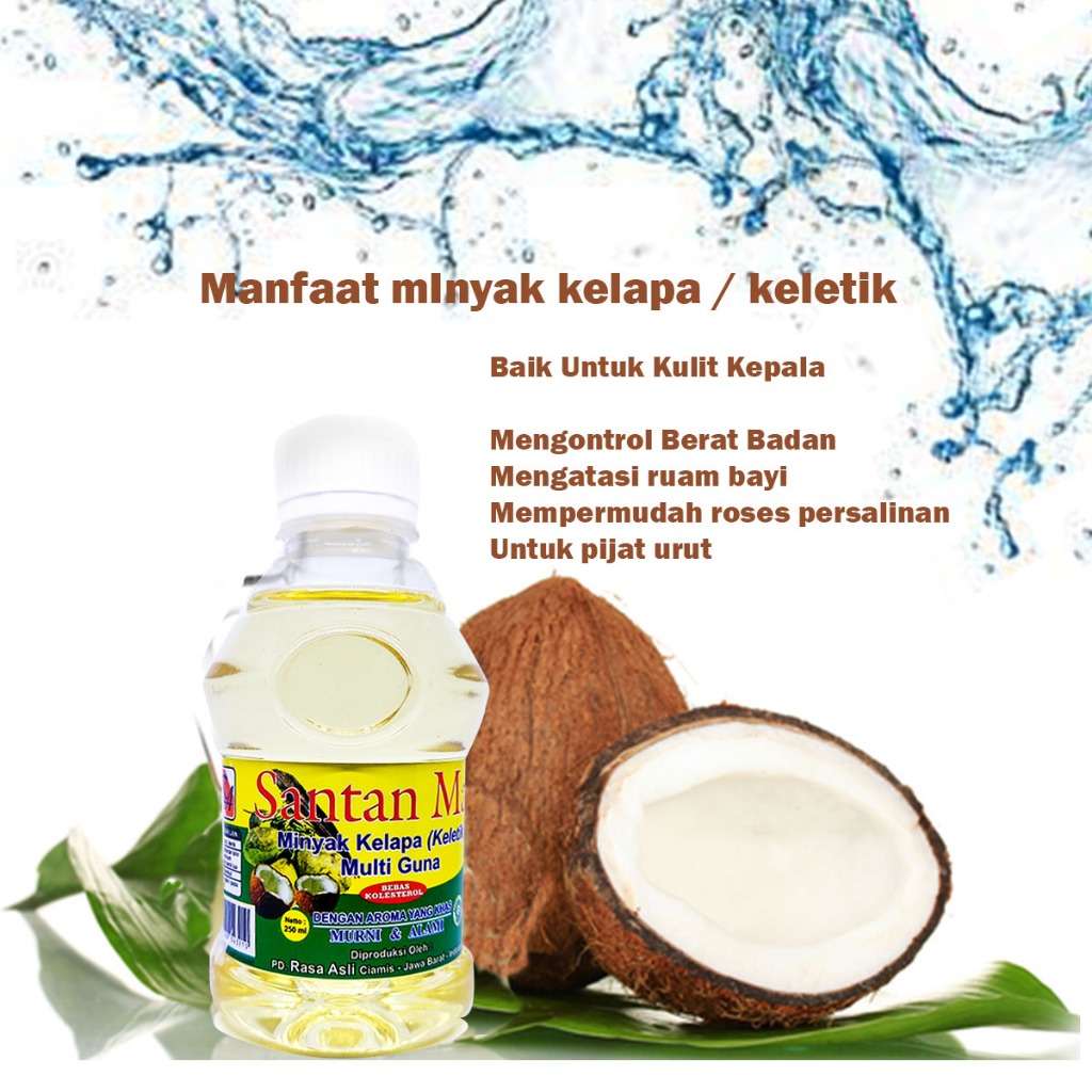 

Minyak Kelapa Asli 250ml Murni 100% / Klentik / Keletik / Lentik