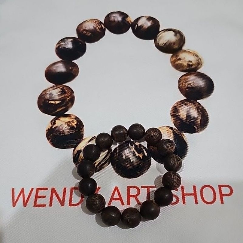 Gelang Gaharu Tenggelam Asli 14 MM