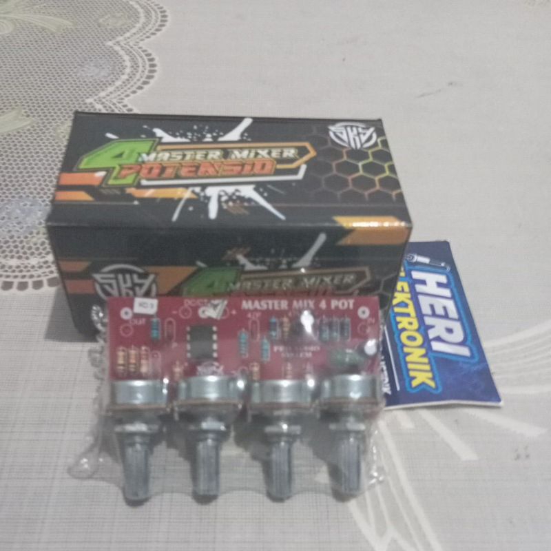 Jlelectro Kit Master Mixer 4 Potensio By Bme, Sky