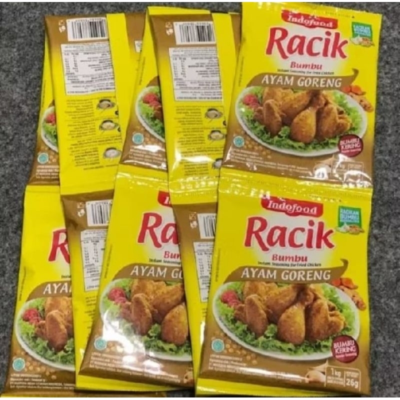 

Racik Bumbu Ayam Goreng 1 Renceng isi 10 sachet