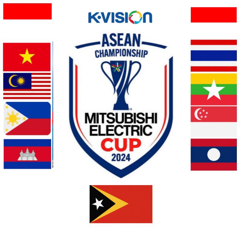 Paket Timnas Asean Kvision Mitsubishi Cup 2024 K-Vision Bromo Gol Gardiner Optus Lg Sat Kartenz Nex 