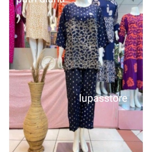 Wow stelan jumbo putri diana pekalonganstelan baju tidur batik putri diana jumbostelan celana panjan