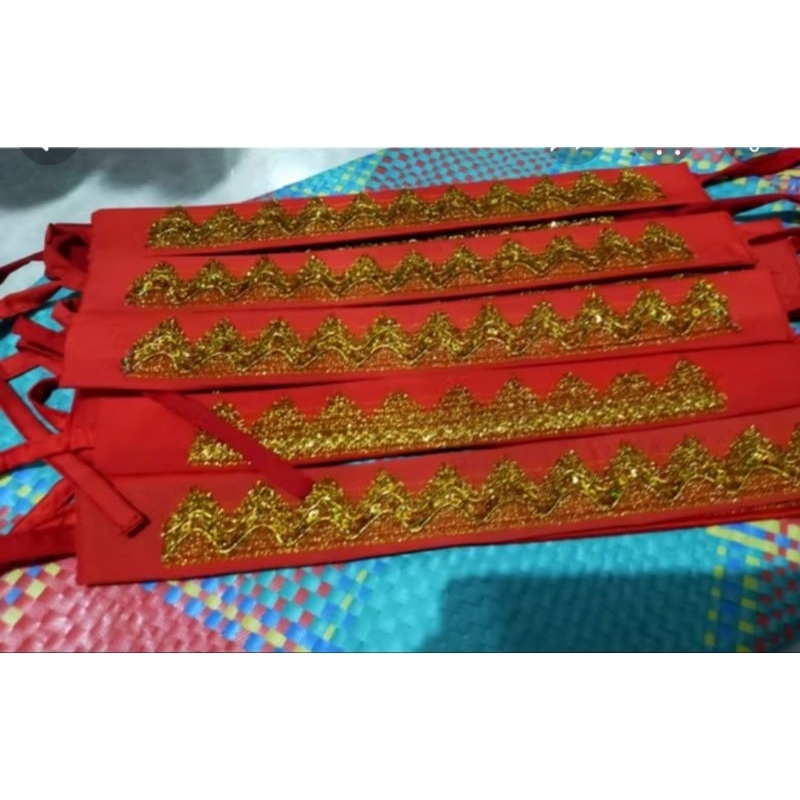 sortali adat batak renda emas anak2 dan dewasa