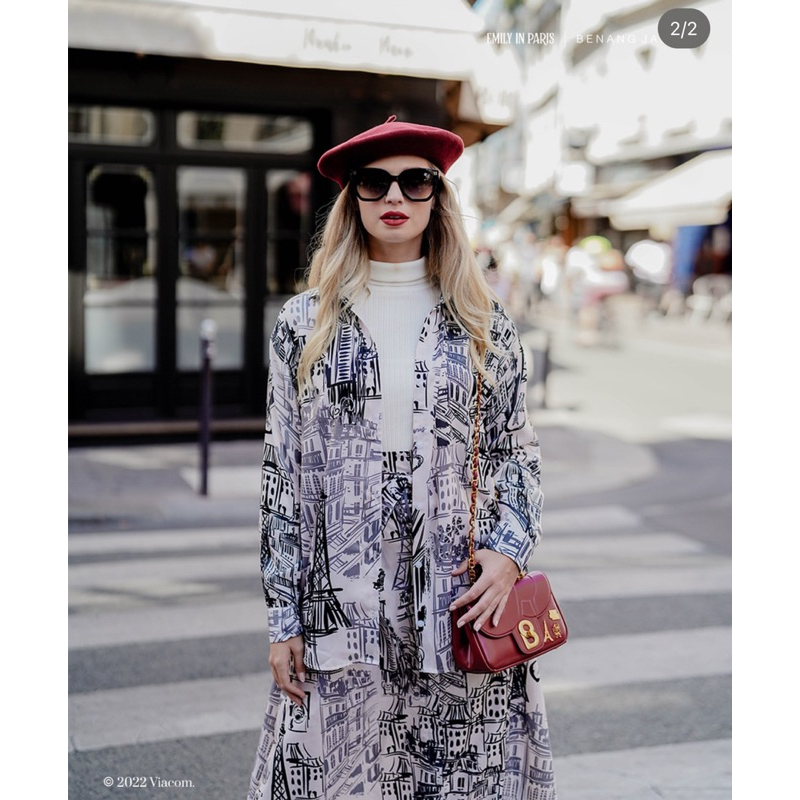 PL Benang Jarum x Emily in Paris Shirt