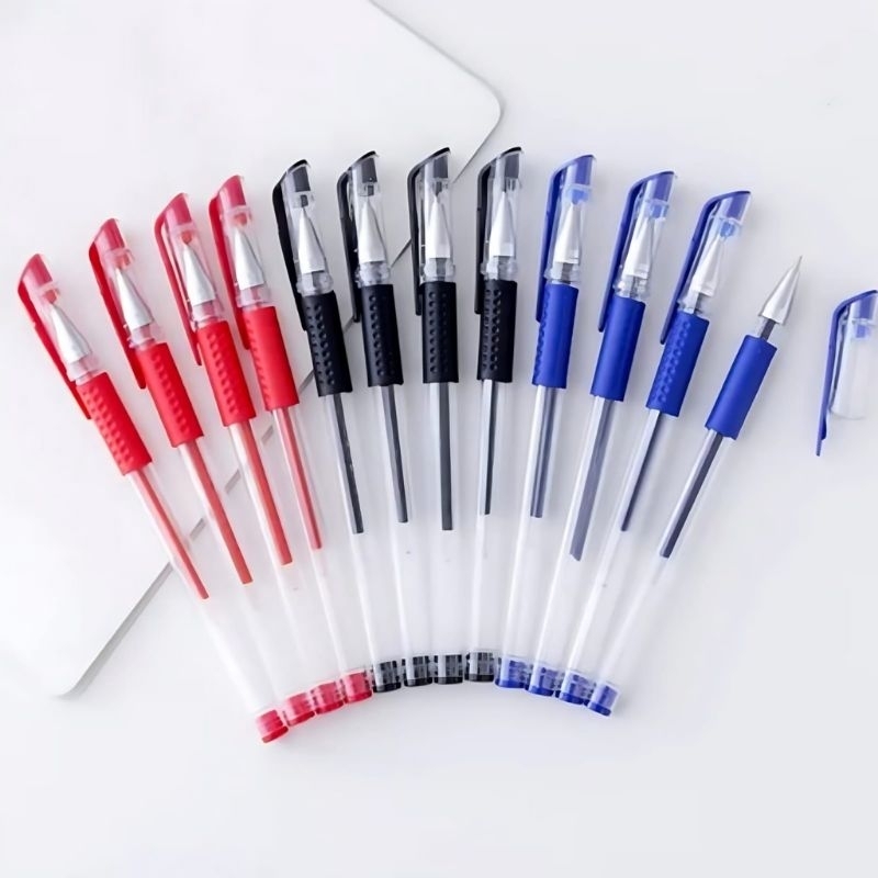 

[READY] SINGLE Gel Pen Pulpen Gel 3 Warna 0.5mm 1 PCS