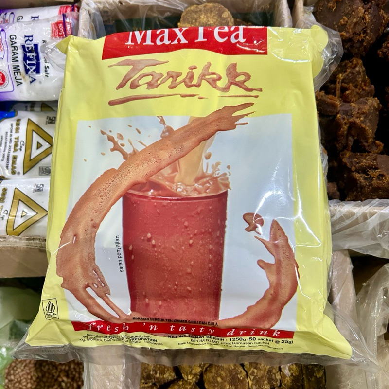 

Max Tea Tarikk Teh Tarik 1 Bag (5 renceng x 50 sachets)