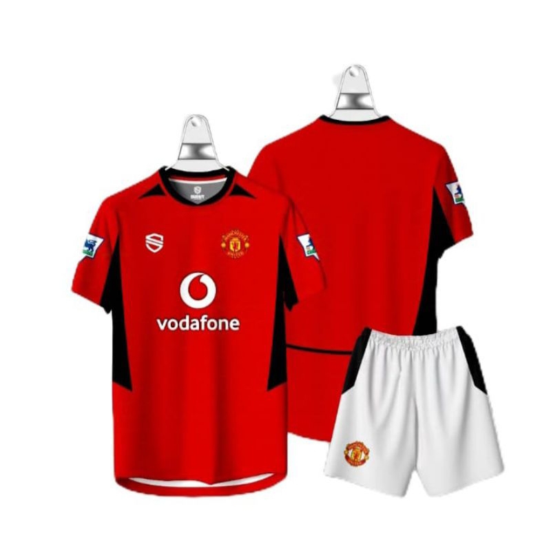 JERSEY MANCHESTER UNITED HOME 2002/2003 GRATIS NAMA DAN NO PUNGGUNG