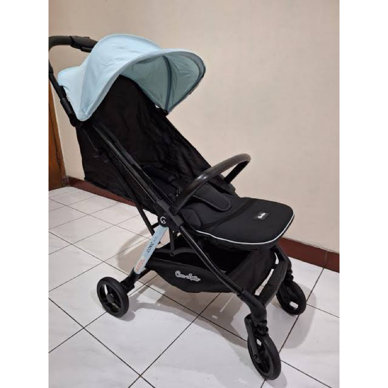 Preloved Cocolatte Conic Auto Blue Stroller Bayi