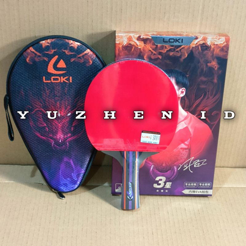 BAT/BET PINGPONG TENIS MEJA LOKI STAR 3 ORIGINAL