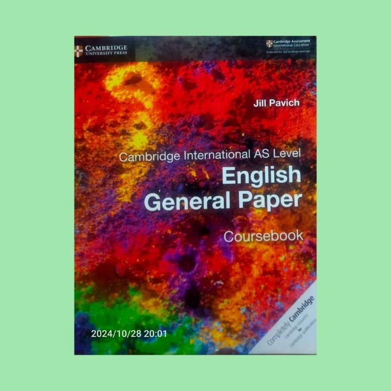 CAMBRIDGE INTERNATIONAL AS LEVEL ENGLISH GENERAL PAPER COURSEBOOK
