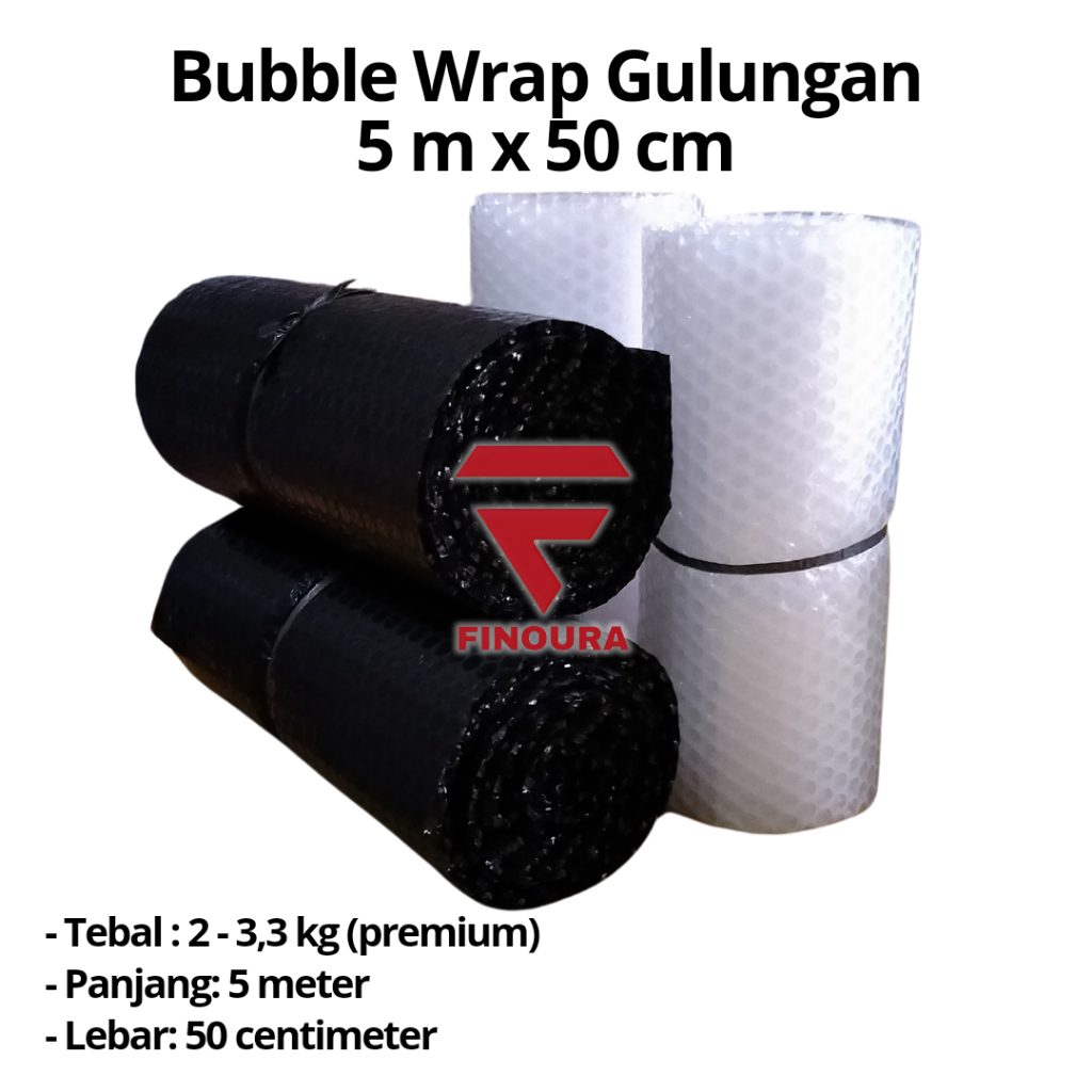 

Bubble Wrap Gulungan Kecil 5 m x 50 cm