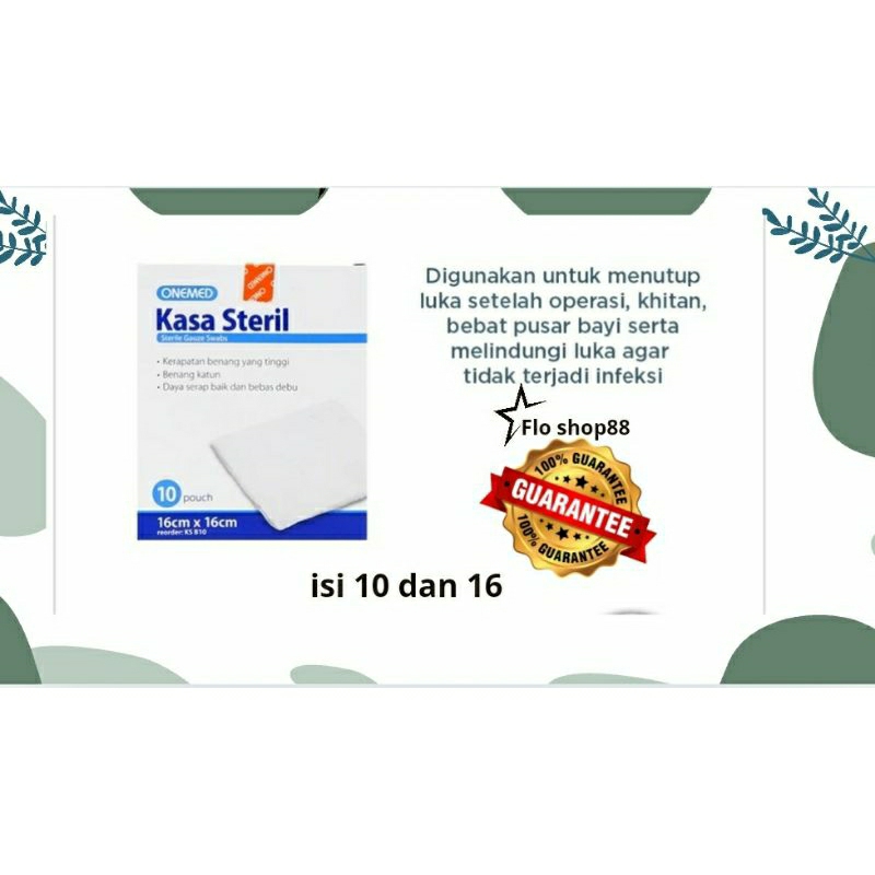 A - KASA STERIL / KASA STERIL UNTUK LUKA OPERASI / KASA STERIL ONEMED / KASA STERIL LUKA
