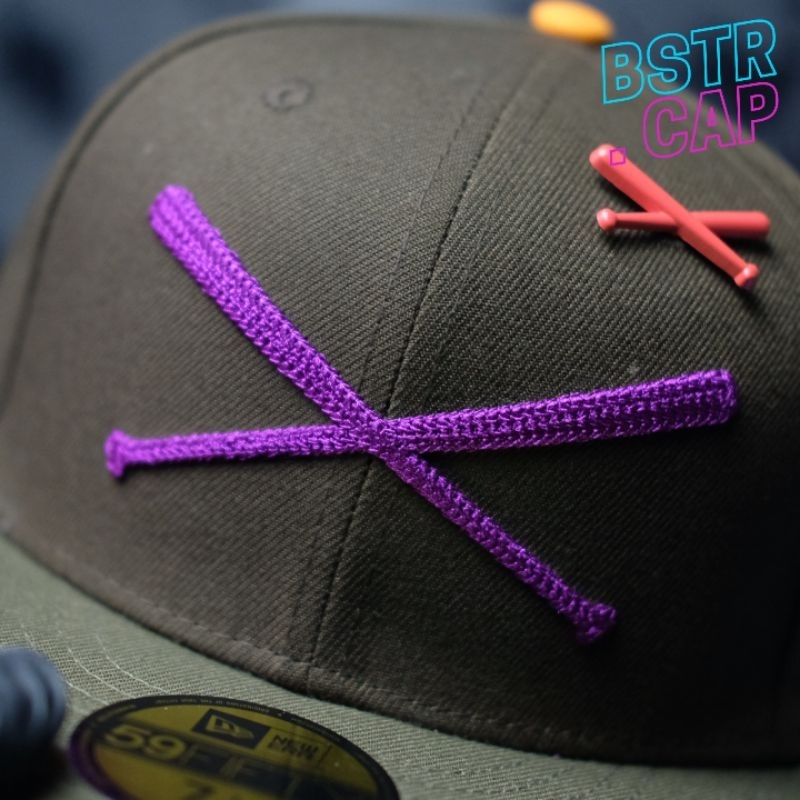 Topi fitted WALNUT JUSTFITTEDNEW ERA 59Fifty Original