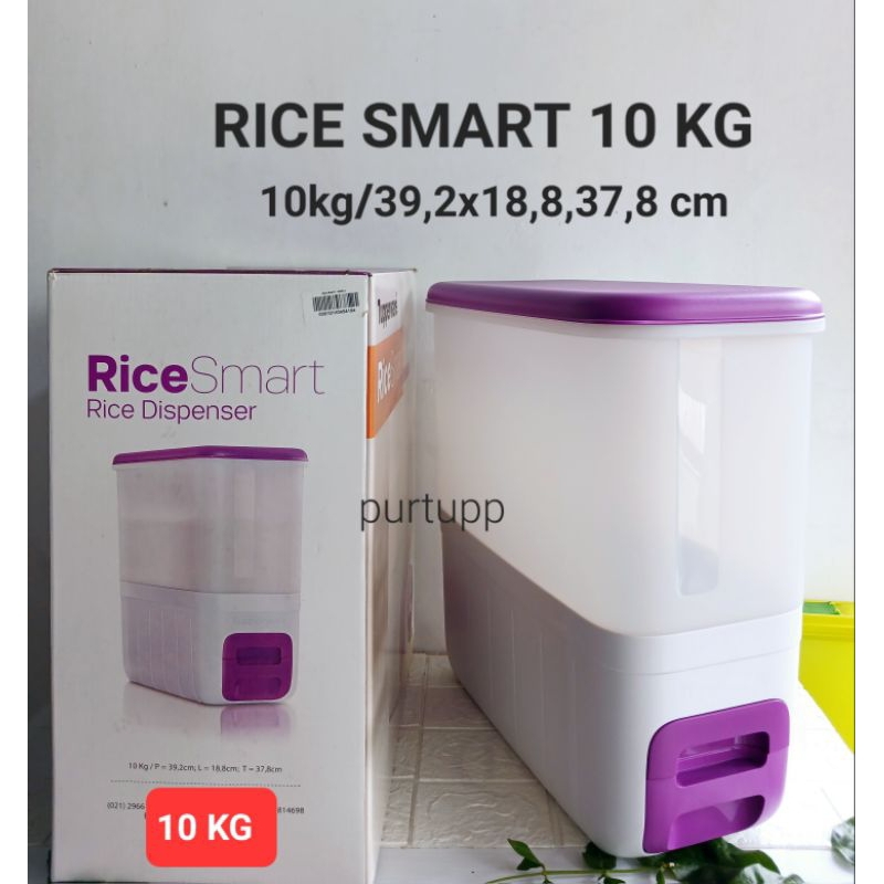 TUPPERWARE RiceSmart@10kg,tempat beras