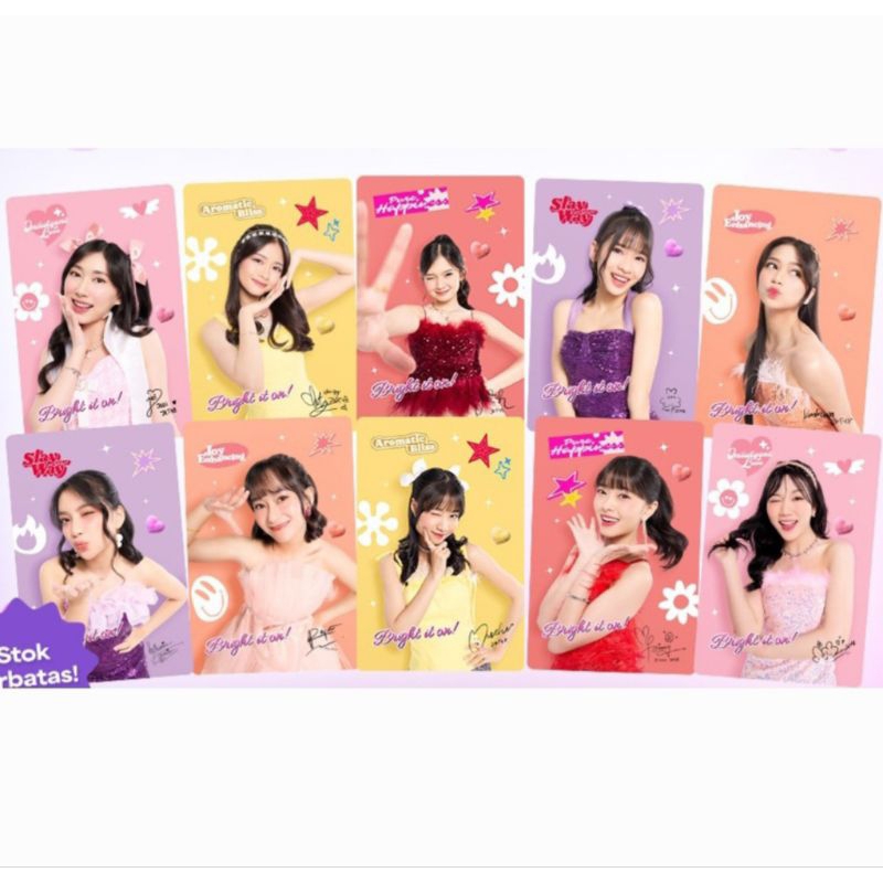 READY PHOTOCARD SCARLETT X JKT48 OFFICIAL PC PHOTO CARD ORIGINAL MURAH SALE DISKON LIVE MURCE JPOP I