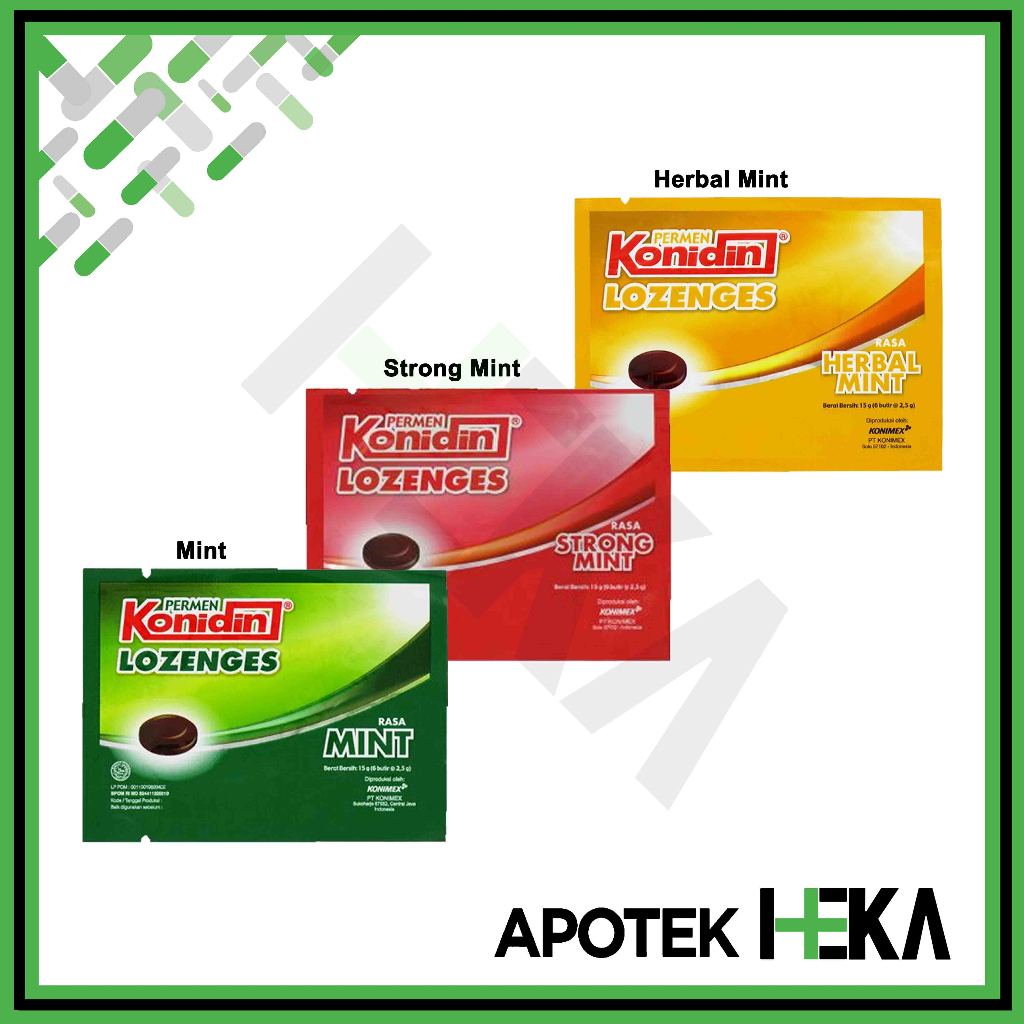 

Konidin Lozenges isi 6 - Permen Batuk Sakit Tenggorokan (BANDUNG)