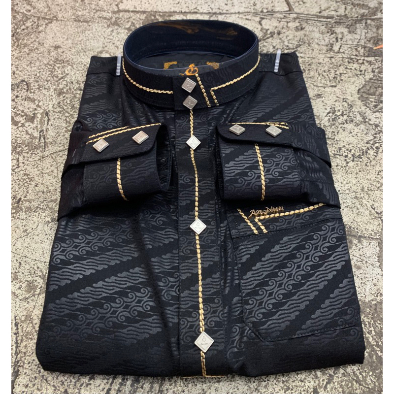 gamis anak-anak annun sultan wolfis motif batik