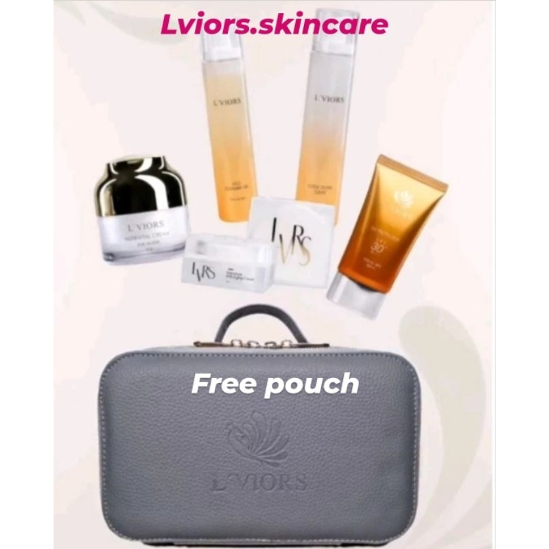 LViors NORMAL SKIN (CLEANSER GEL/COOL DOWN TONER/ SUNBLOK UVP/NUTRIVITAL/SIGNATURE CREAM)