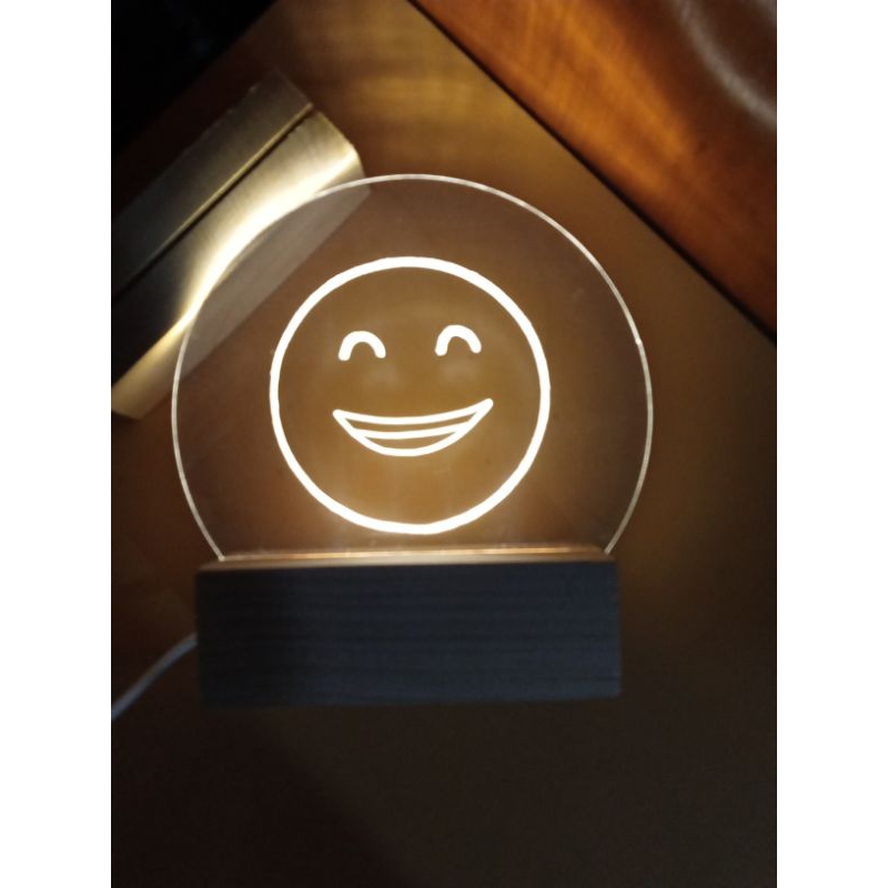 A6 (14,8x10,5 cm) Lampu Akrilik Custom Nama Acrylic Lampu Tidur Graduation Kado Wisuda Hadiah Aesthe