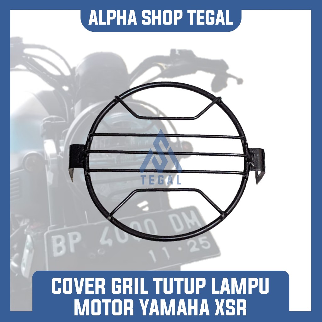 COVER LAMPU DEPAN YAMAHA XSR 155 TRALIS GRILL LAMPU DEPAN MOTOR YAMAHA XSR 155