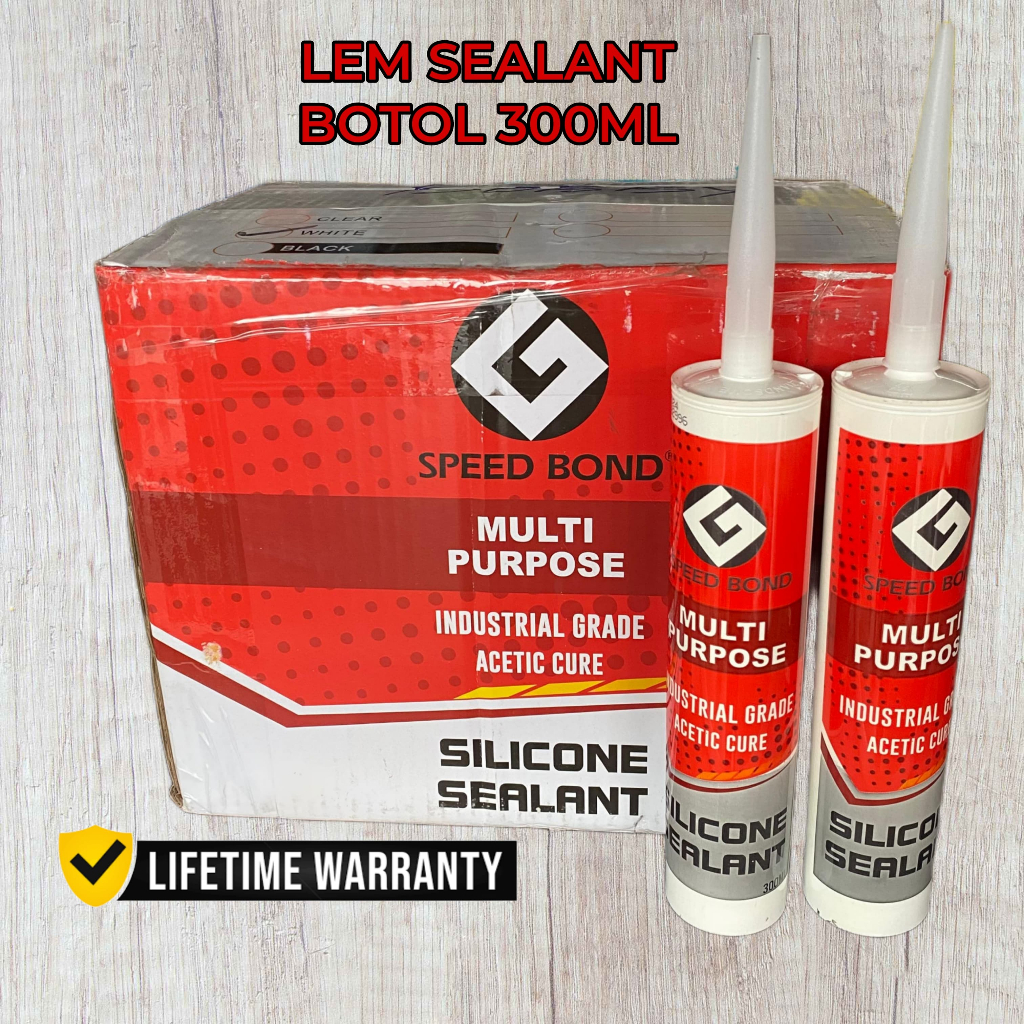 

Lem Silicone Silikon Sealent Lem Atap Asbes Spandek 300ml