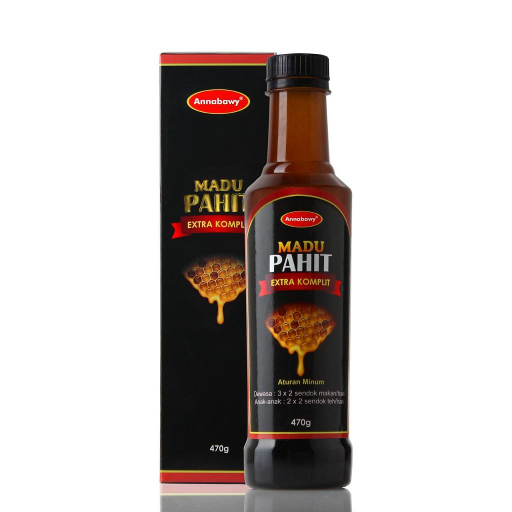 

Madu Pahit Extra Komplit Annabawy / Madu Hitam Pahit Isi 470 Gram Premium 100%