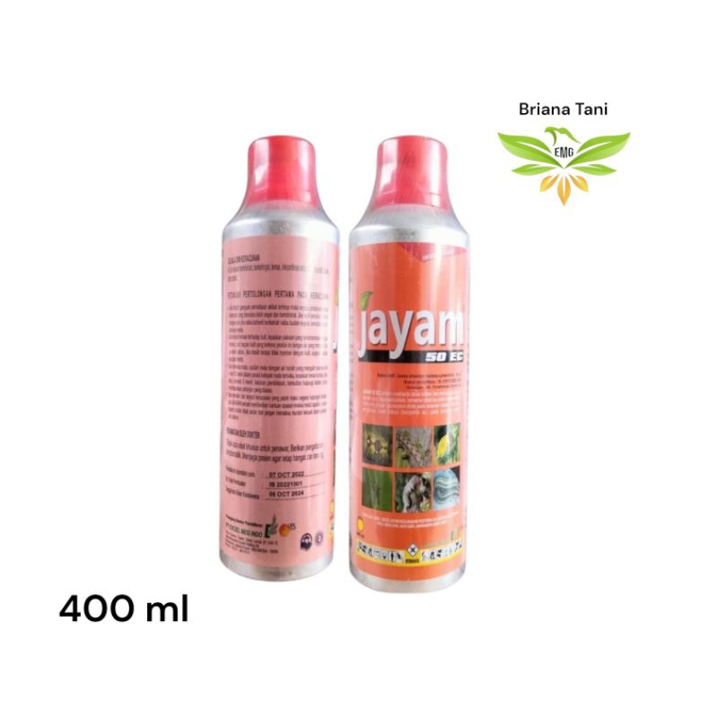 ￼Insektisida JAYAM 50 EC 400ml Pembasmi Hama Ulat Gyarak Pada tanaman sayur dan buah Bahan Aktif Lam